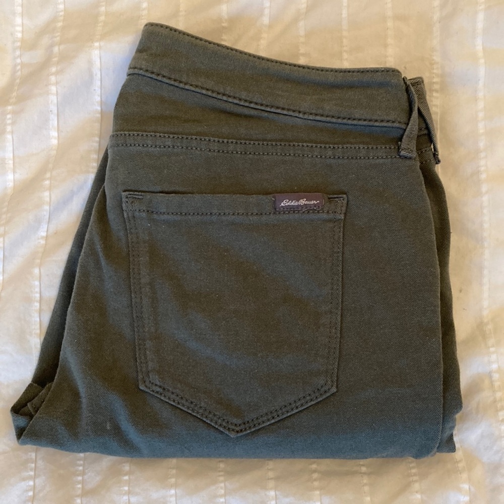 Olive Denim pants